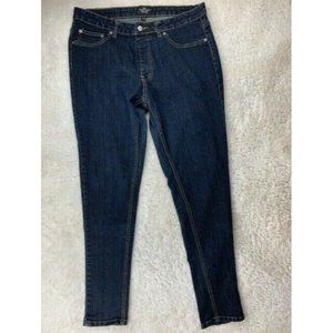 Daily Jeans Size 14 Womens Jeggings Stretch Dark Wash Mid Rise Skinny